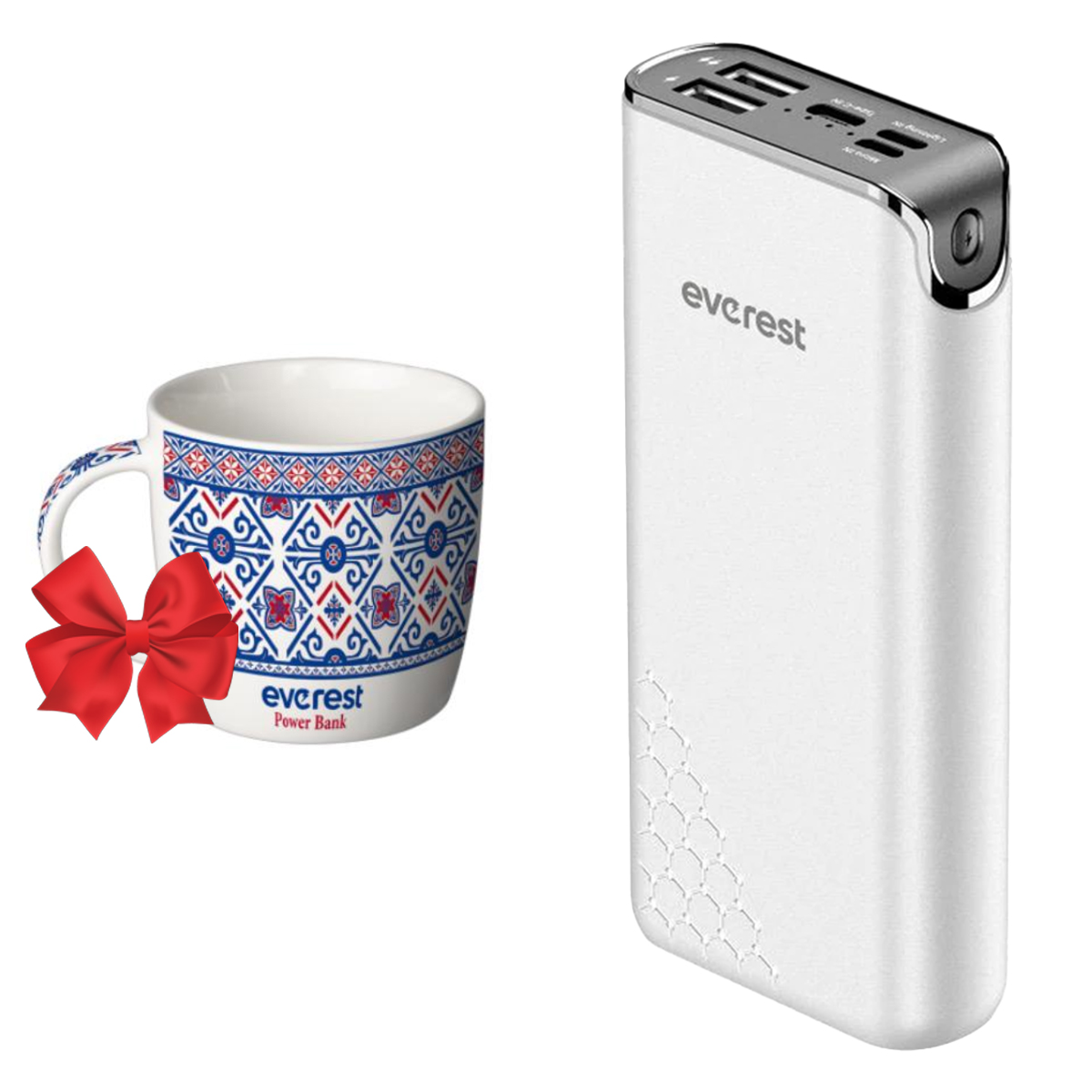 پاور بانک اورست ظرفیت 20000 مدل B7 رنگ سفید